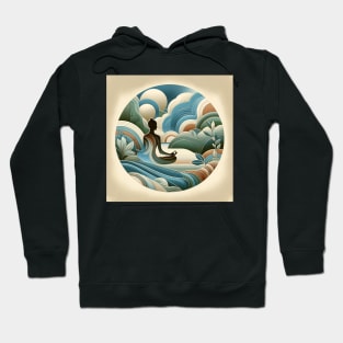 Tranquil Essence: Serenity in Modern Mindfulness Hoodie